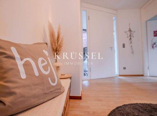 Der freundliche Hauseingang ...