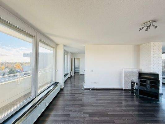 Wohnzimmer mit Kaminofen
