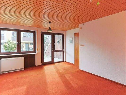 Helles Schlafzimmer im Gartengeschoss