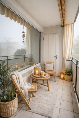 Balkon Visualisierung