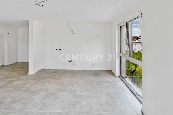 Küche im offenen Wohnbereich