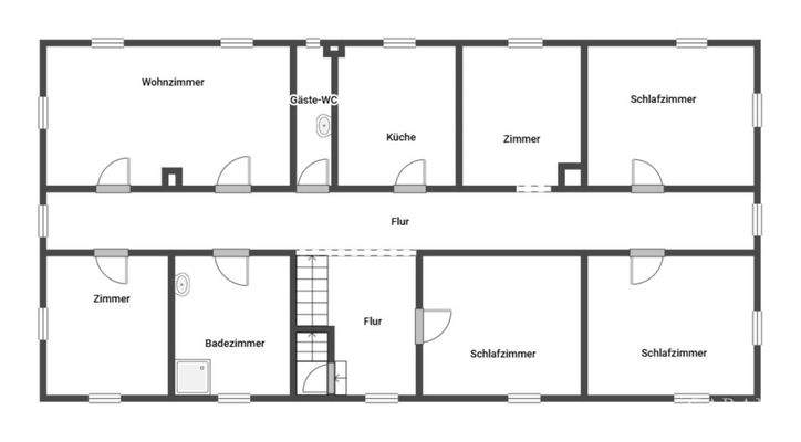 Grundriss Obergeschoss