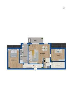 Grundriss 1. Obergeschoss