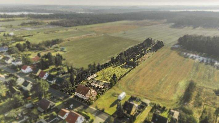 Vogelperspektive gesamte Fläche