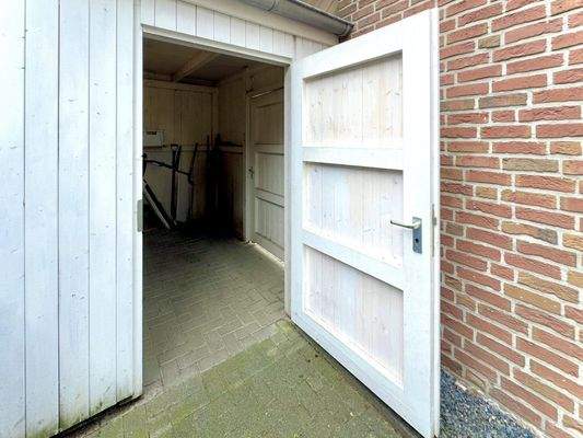 Fahrradraum, ebenerdig & abschließbar