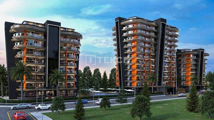 Apartments with Scenic Nature View in Mahmutlar Center Alanya
