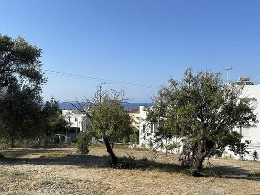 Kreta, Sfakaki: Grundstück mit Meerblick und Baugenehmigung für 3 Villas zu verkaufen