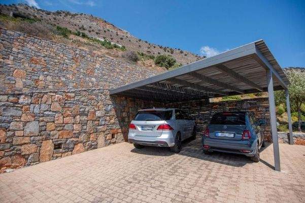 Kreta, Plaka Elounda: Wunderschöne Villa mit atemberaubendem Blick auf die Insel Spinalonga