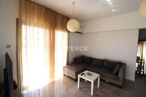 Furnished Apartment with Partial Sea View in Girne North Cyprus