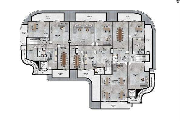 Centrally Located Commercial Properties Near the Beach in Alanya