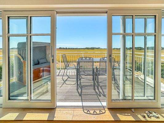 Der Balkonzugang im OG