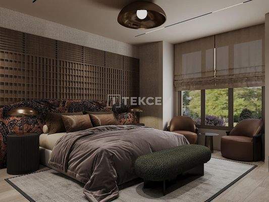 Detached Single-Floor Villas with Pool in İzmir