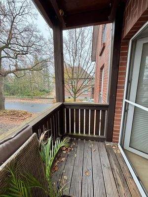 Kleiner Balkon an der Ostseite des Hauses