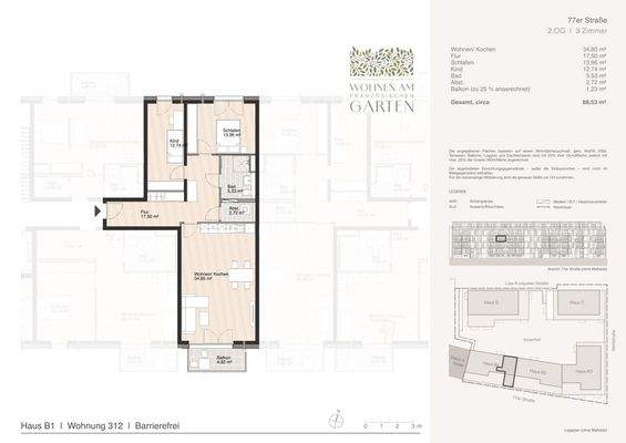 Haus B1  _  Wohnung 312  _  Barrierefrei