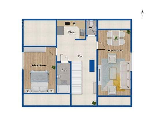 Grundriss Obergeschoss