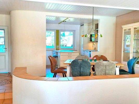 Essbereich und Küche