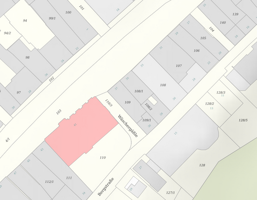 Lageplan Flurstück 108