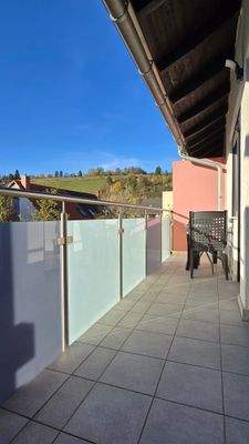 Balkon mit herrlichem Blick