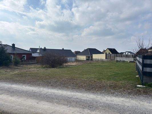Blick über das Grundstück