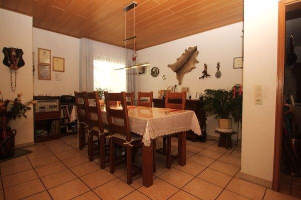 Der Essbereich mit, ...