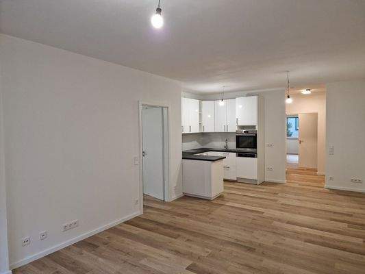 Blick aus Wohnzimmer