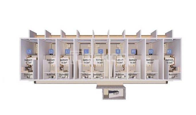 New Flats Close to the Sea in North Cyprus Gazimağusa