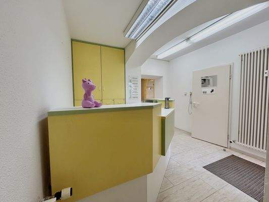 Praxis Empfangsbereich