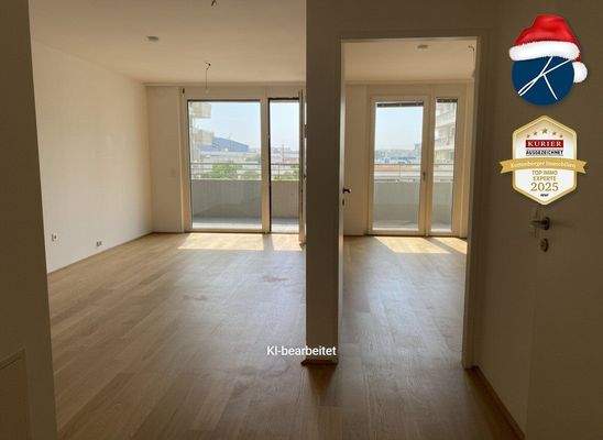 Wohnzimmer und Schlafzimmer