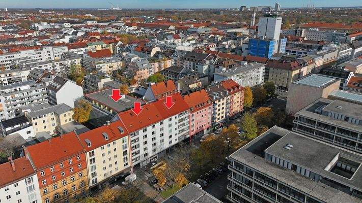 Maxvorstadt von oben