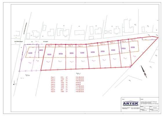Grundstücksbelegung