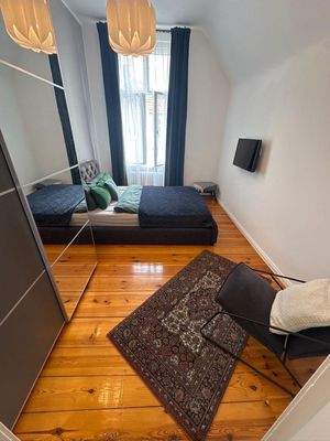 Schlafzimmer mit Morgensonne