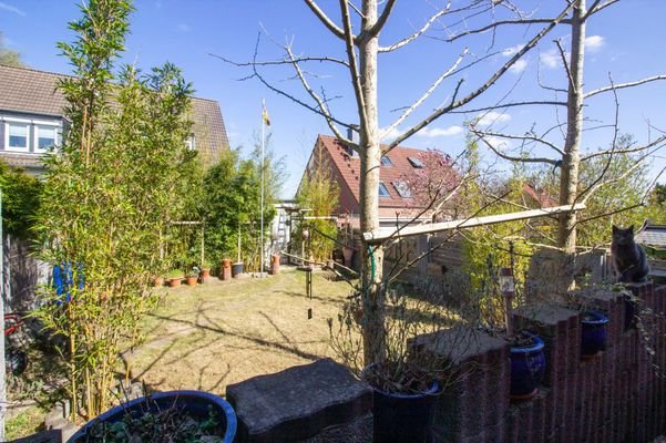 Garten - Blick vom Gartenhaus