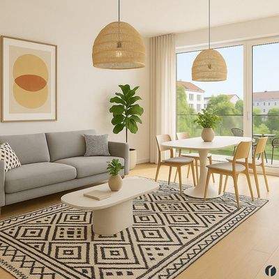 Einrichtungsbeispiel - Wohnzimmer