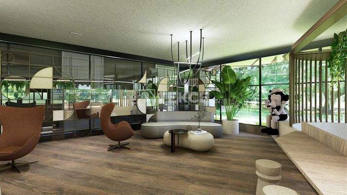 Pool and Sea-View Apartments Near the Beach in Kundu Antalya