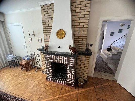 Kamin im Wohnzimmer (EG)