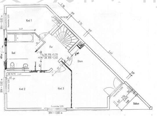 Grundriss Obergeschoss