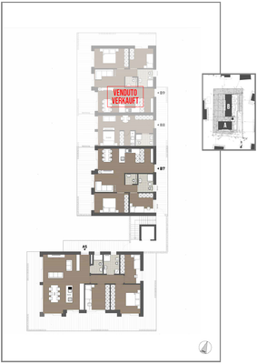 Brixen-Neubau-Luxus-Penthous-Immobilien-Plose-Wohnung-Garten-Wandern-Berge-Stadt-Bischofsstadt-White-Residence-Bressanone-Nuova Costruzione-Attico-di-lusso-Immobili-Plose-Appartamento-Giardino-Escursioni-Montagna-Città-Città Vescovile-Residenza Bianca
