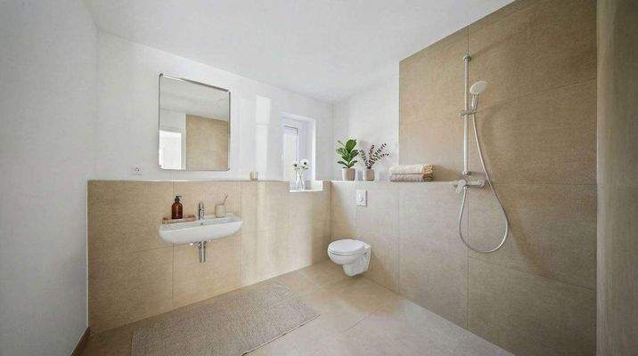 Duschbad / KI-Staging
