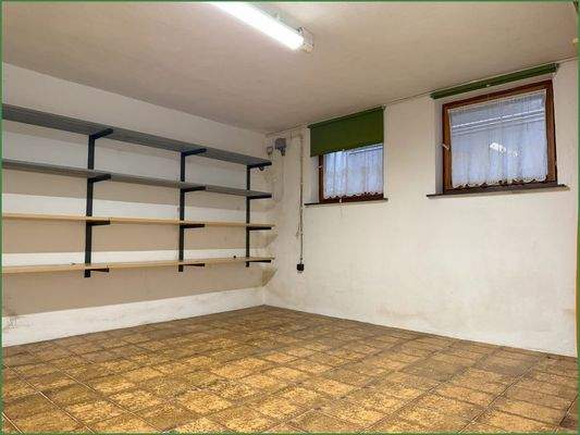 Vorratsraum im Untergeschoss