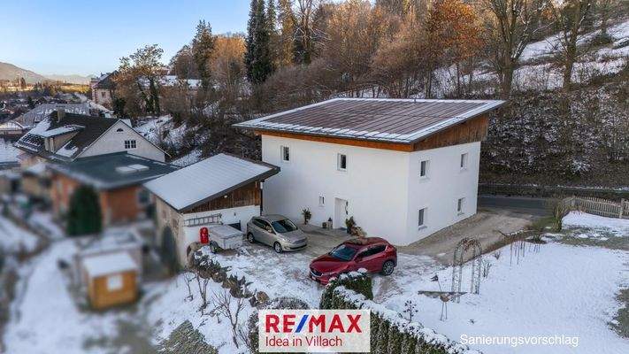 Luftbild Nordwest - Sanierungsvorschlag