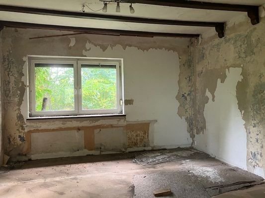 Wohnzimmer im Erdgeschoß 