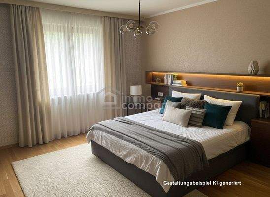 Gestaltungsbeispiel Schlafzimmer