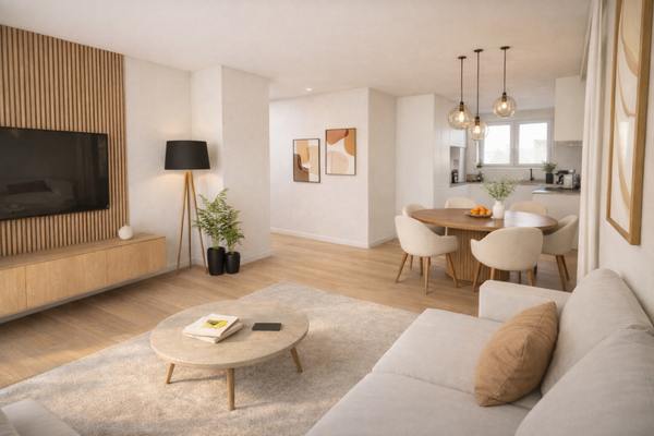 Whg 3 - Wohnen & Küche