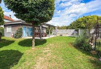 Blick auf das Bungalow