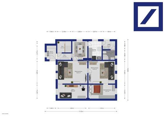 Grundriss Erdgeschoss