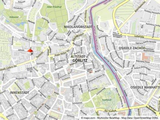 Geolyzer Kartenausschnitt