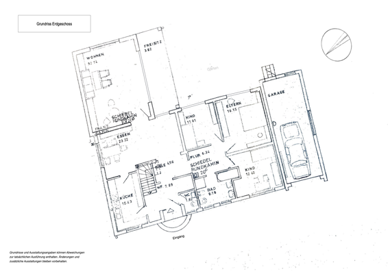 Grundriss Erdgeschoss_Bungalow Bobingen