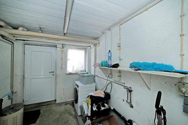 Waschkeller mit Gartenzugang