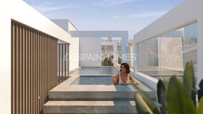 Modern Flats with Pool and Solarium in Torrevieja Alicante