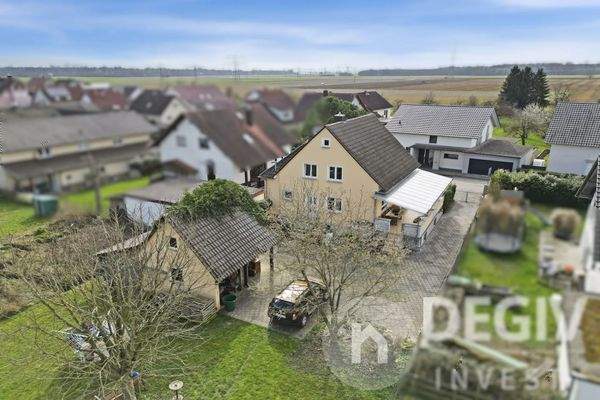 Luftaufnahme des Gru